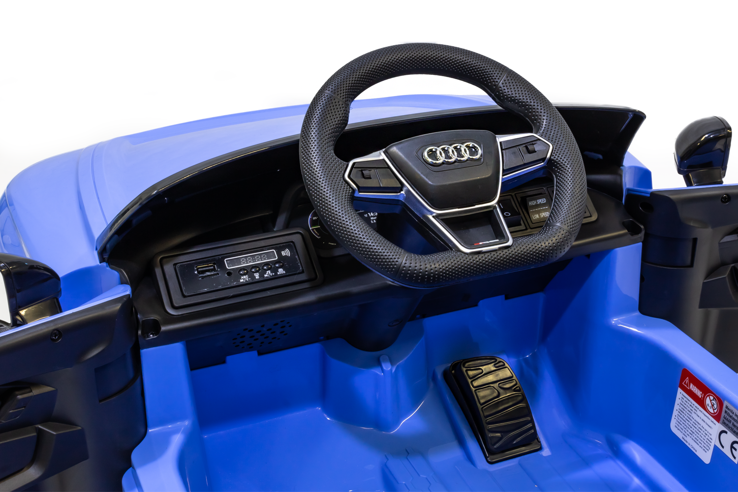 12V AUDI RS e-tron GT Kinder Elektro Auto blau