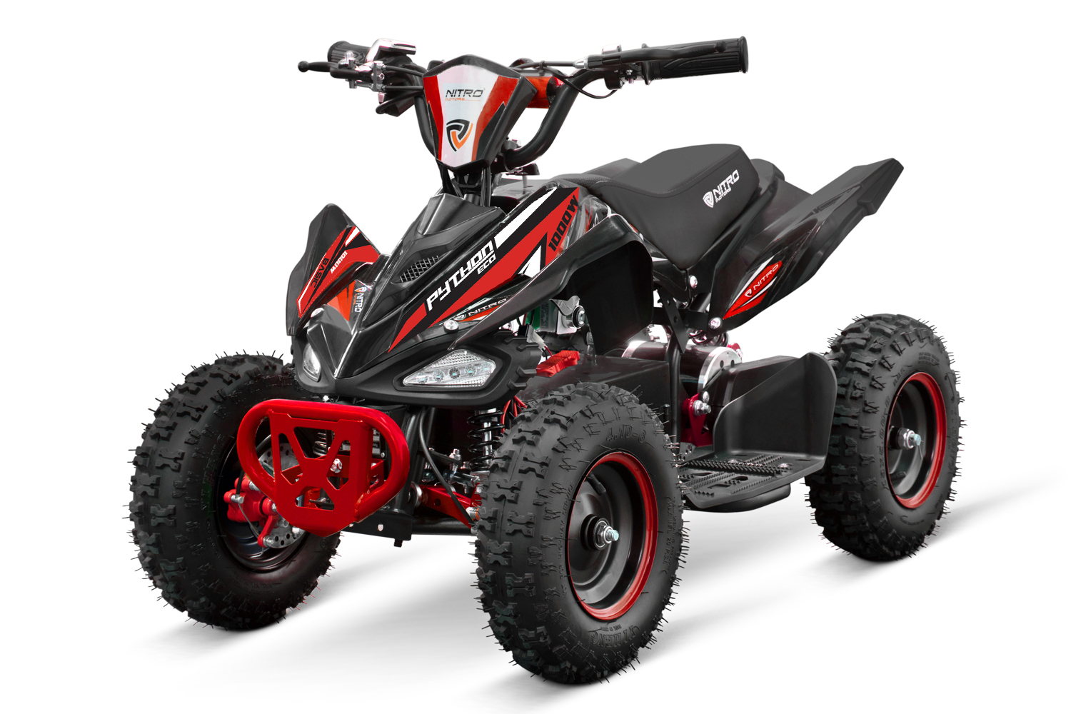 Kidcars Kinder Elektroautos mit Akku NITRO MOTORS 1000W Eco mini Kinder Quad Python Sport