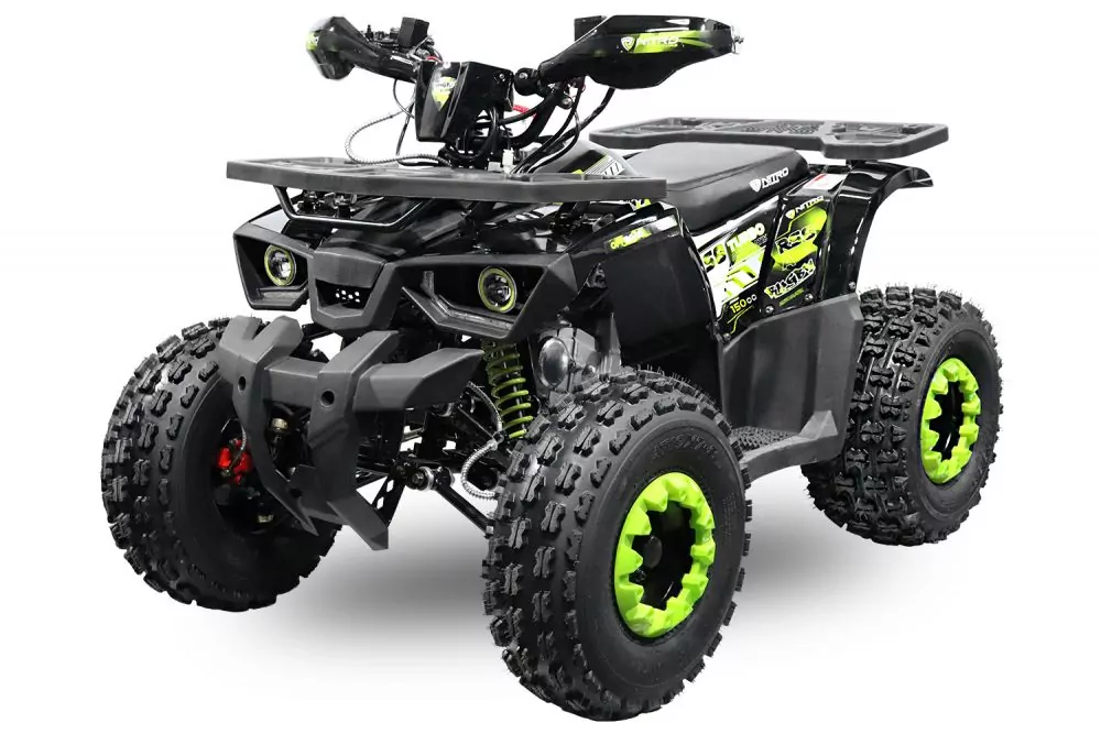 Nitro Motors Rugby RS8-3G V2 midi Quad 150cc 8 Zoll Semi-Automatik mit RG Kinderquad Atv Platin Line