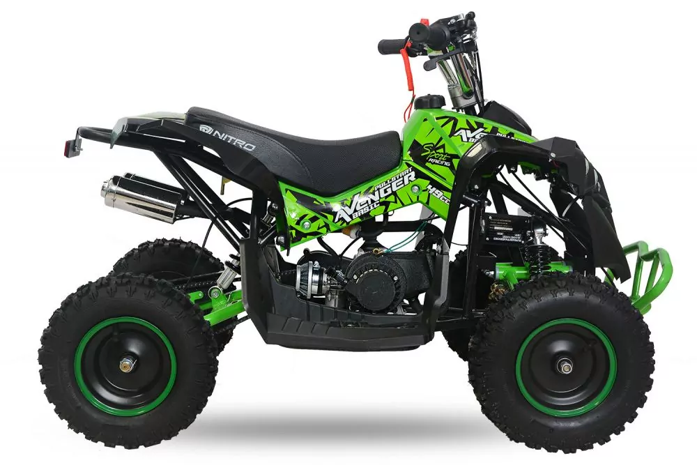 Nitro Motors Avenger 49cc Basic E-Start 6 Zoll LED Miniquad Atv Kinderquad Nitro Motors Avenger 49cc Basic E-Start 6 Zoll LED Miniquad Atv Kinderquad