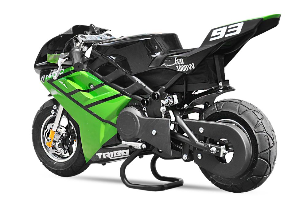 Nitro Motors Tribo 1060W Eco Pocketbike 36V Brushless Motor Racing Pocket