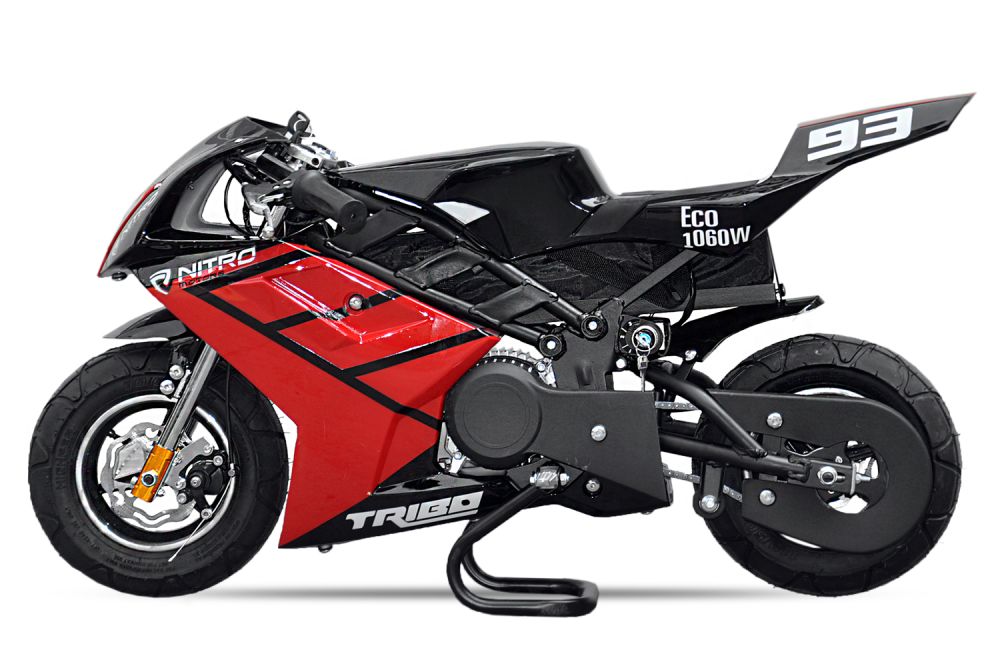 Nitro Motors Tribo 1060W Eco Pocketbike 36V Brushless Motor Racing Pocket
