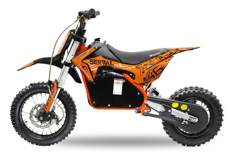Nitro Motors Eco Dirtbike 1200W Serval Eco 12/10 Zoll 48V 15Ah Lithium Akku Elektro E-Cross Nitro Motors Eco Dirtbike 1200W Serval Eco 12/10 Zoll 48V 15Ah Lithium Akku Elektro E-Cross