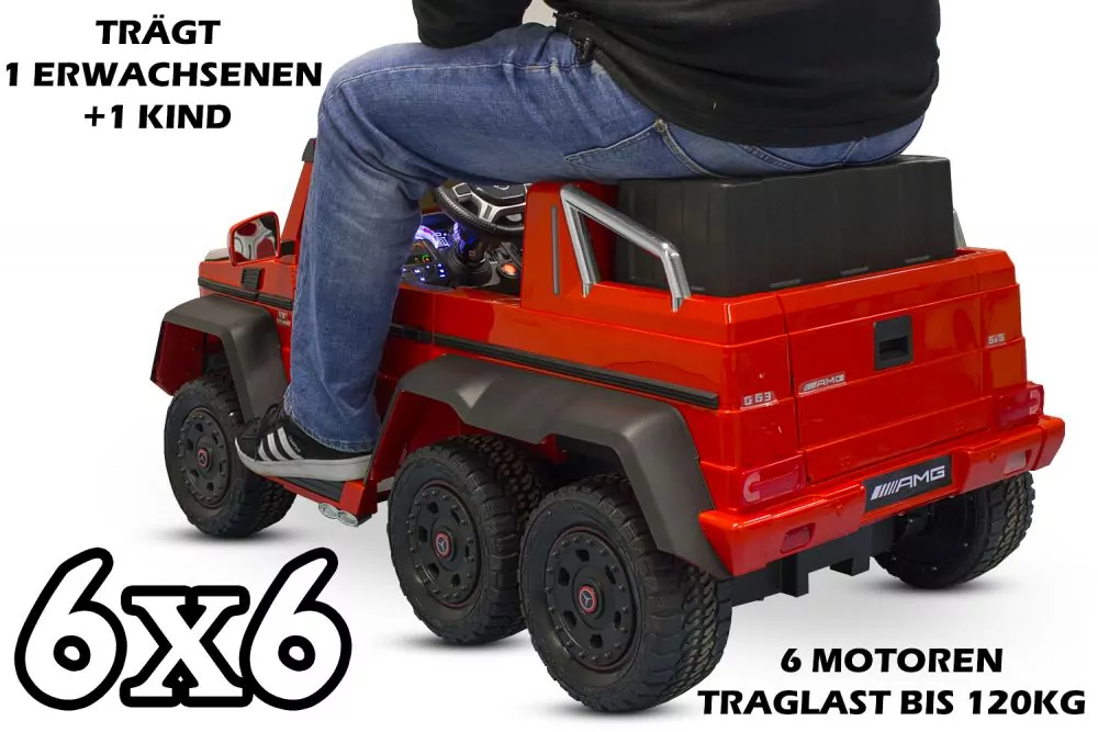 NEUHEIT Mercedes Elektroauto G63 XXL für Kinder und Erwachsene 6x Motor NEUHEIT Mercedes Elektroauto G63 XXL für Kinder und Erwachsene 6x Motor