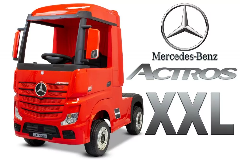 Kidcars Mercedes Actros Truck Elektro Auto Allrad 1-Sitzer 4x35W 2x 12V 7Ah 2.4G RC lkw