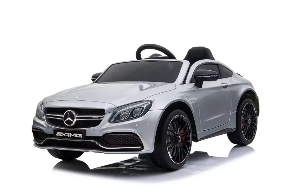 Kidcars Mercedes C63 AMG Lackiert 2x 25W 12V 7Ah 2.4G RC LED