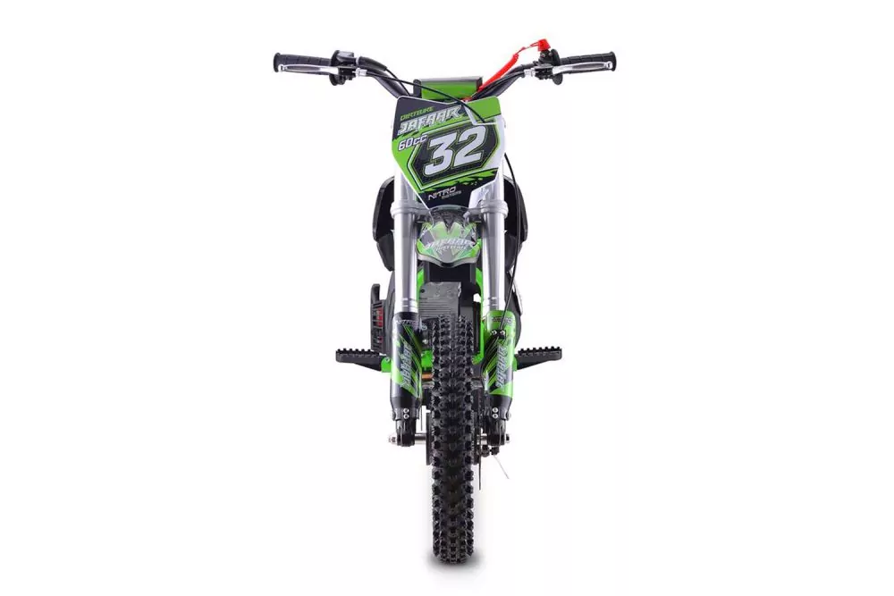 Nitro Motors Jafaar XXL Tuning Deluxe 60cc 12/10 Zoll Pullstart Dirtbike Crossbike