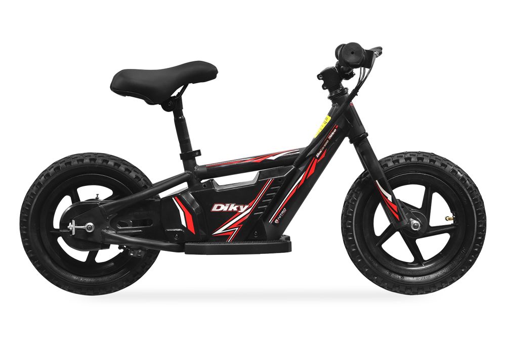 Kinder Elektro Laufrad Balance Bike Diky 180W 12 Zoll 24V Lithium-on Batterie