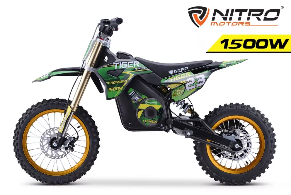 NITRO MOTORS 1500W 48V Eco midi Kinder Dirtbike Tiger DLX 14"