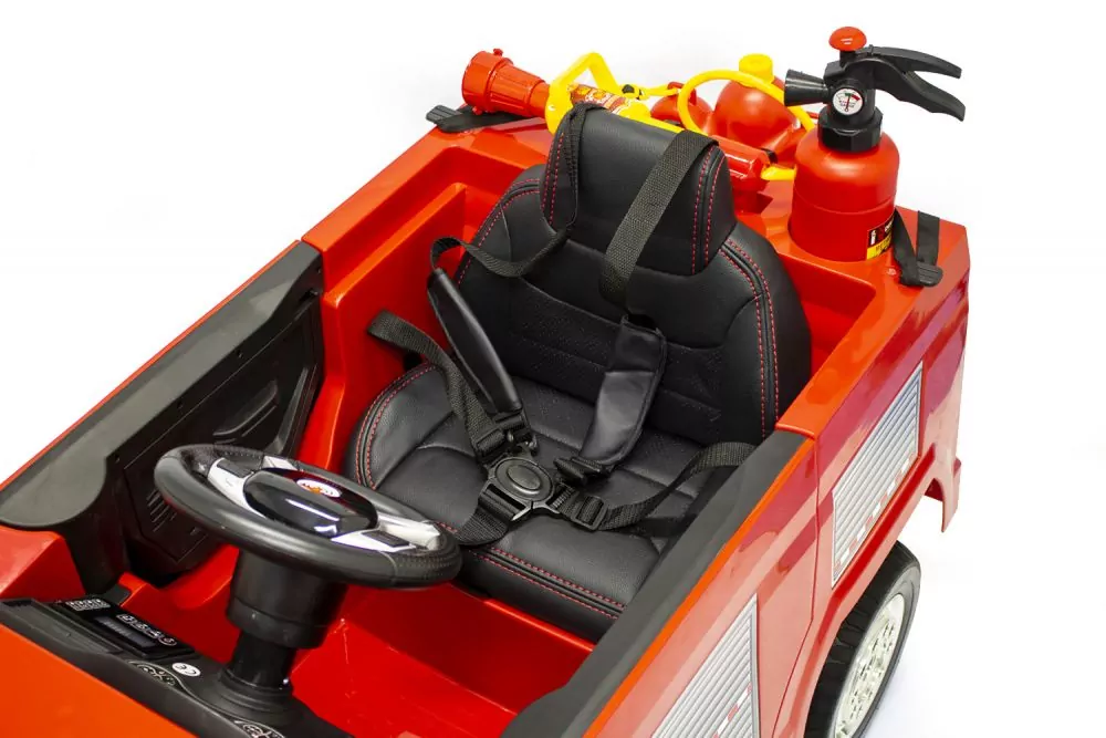 Kinder Elektroauto Feuerwehrauto Feuerwehr Wagen 2x35W