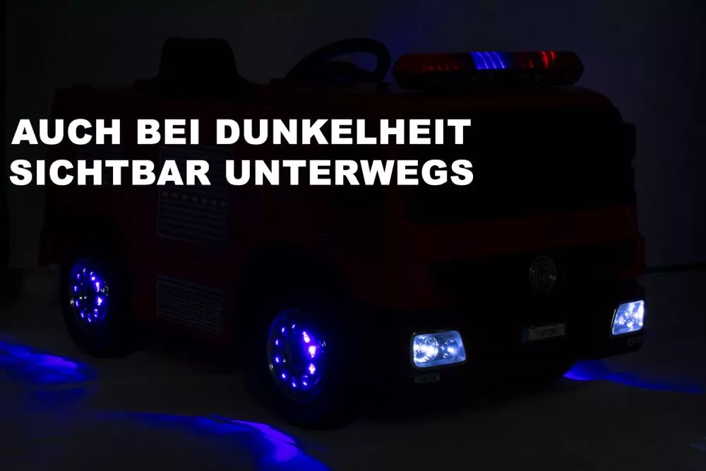 Kinder Elektroauto Feuerwehrauto Feuerwehr Wagen 2x35W Kinder Elektroauto Feuerwehrauto Feuerwehr Wagen 2x35W