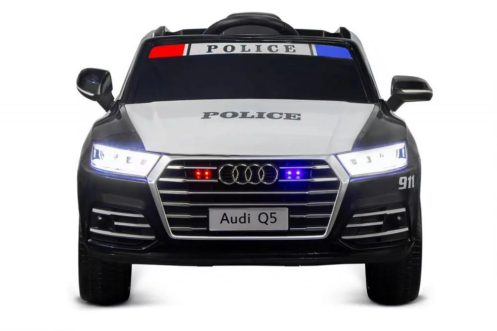 Kinder Elektro Auto Audi Q5 Policecar 2x 40W 12V 7Ah 2.4G RC Bluetooth Kinder Elektro Auto Audi Q5 Policecar 2x 40W 12V 7Ah 2.4G RC Bluetooth
