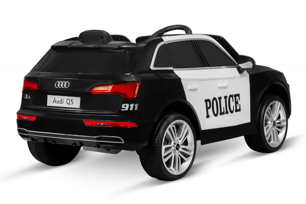 Kinder Elektro Auto Audi Q5 Policecar 2x 40W 12V 7Ah 2.4G RC Bluetooth Kinder Elektro Auto Audi Q5 Policecar 2x 40W 12V 7Ah 2.4G RC Bluetooth