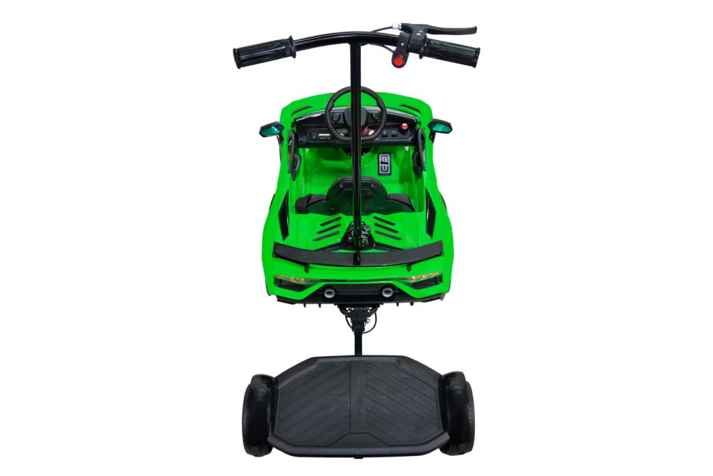 Lizenz Kinder Elektro Lamborghini SVJ 2x 35W 12V 7Ah inkl. Schiebebügel u. Stehplatz RC