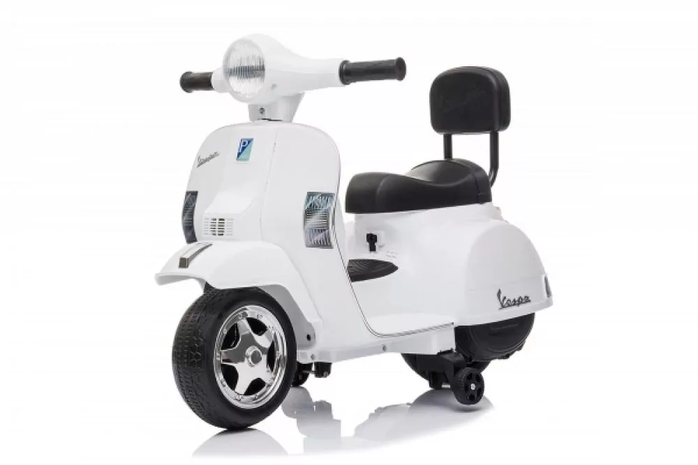 Lizenz Vespa PX 150 Roller Scooter 1x 18W 6V Kinder Motorrad mit Stützräder Elektro Auto Lizenz Vespa PX 150 Roller Scooter 1x 18W 6V Kinder Motorrad mit Stützräder Elektro Auto