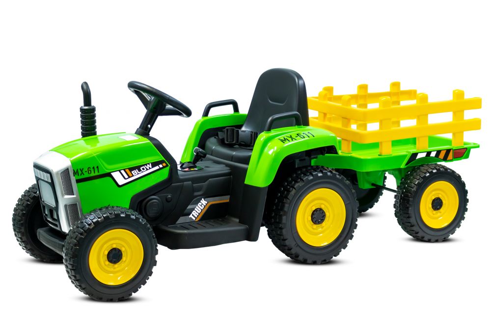 Kinder Elektro Traktor 12V mit Anhänger Fernbedienung **NEU** 