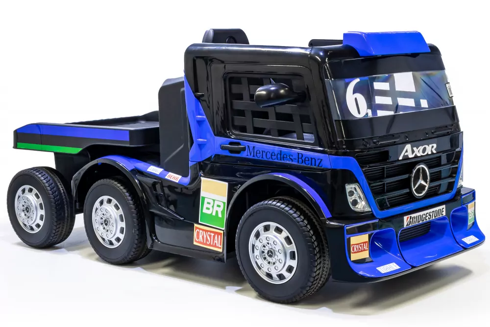 Kidcars LKW Mercedes Axor mit Anhänger 12V