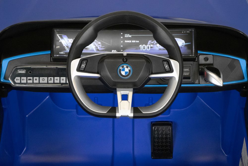 Elektro Kinderauto BMW i4 mit Lizenz 2x30W 12V 7Ah