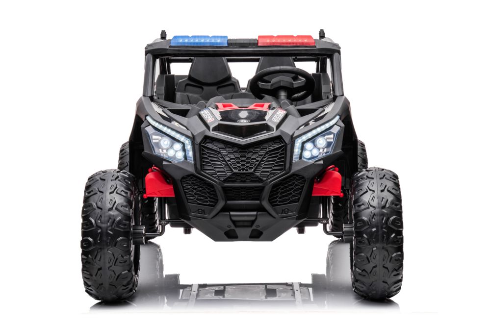 Elektro Kinderauto UTV Police Patroller 2-Sitzer 2x45W 12V/7Ah Offroad Buggy