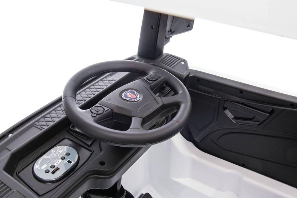 Elektro Kinderauto Mercedes SCANIA Truck mit Lizenz Allrad 4x35W 12V/14Ah