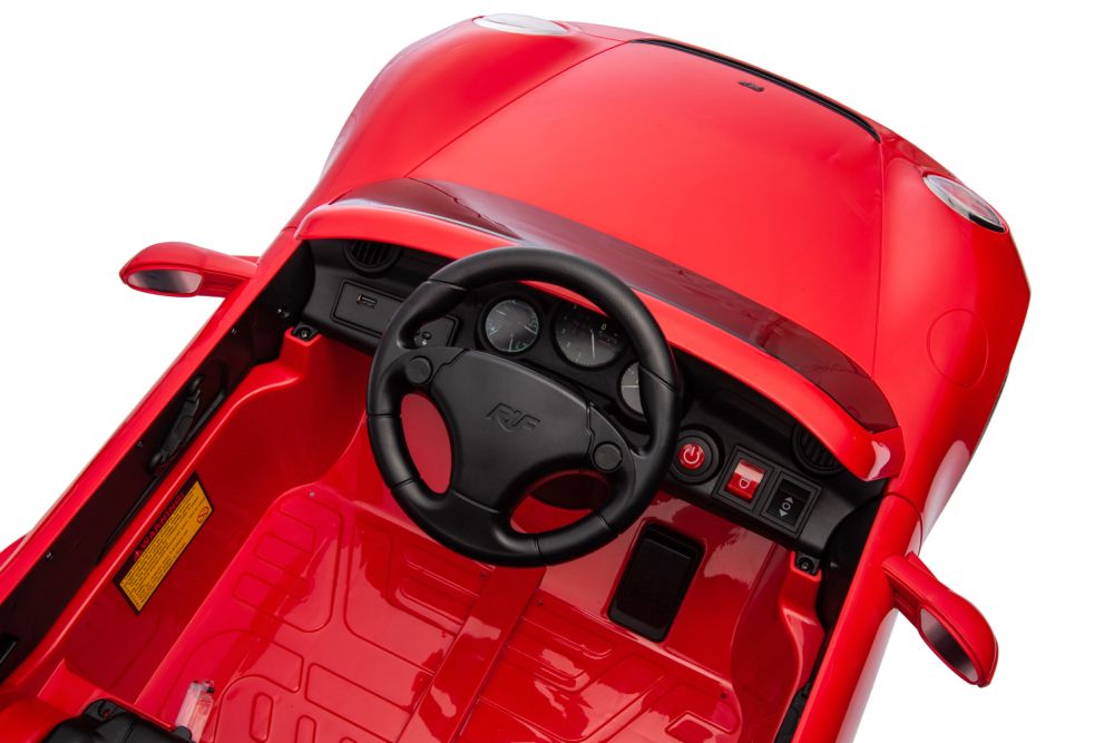 Elektro Kinderauto Porsche RUF-CTR3 mit Lizenz 2x25W 12V/7Ah