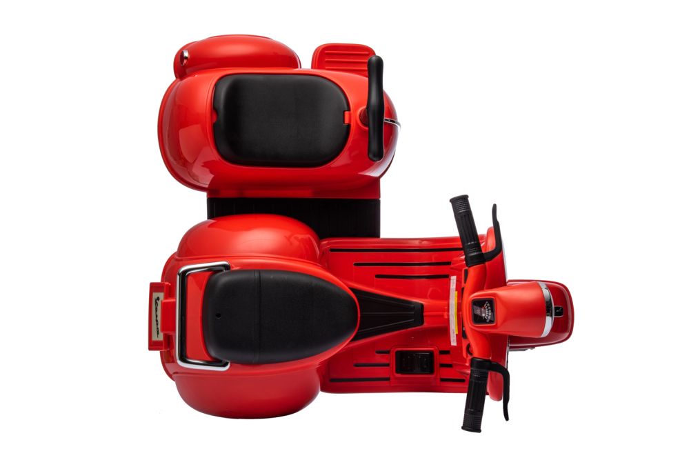 Elektro Kinder Motorrad Vespa 150 VL1T mit Beiwagen 1x30W 6V 4.5A