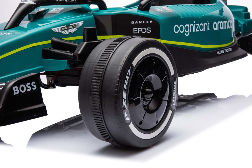 Elektro Kinderauto Aston Martin Aramco Cognizant Formel 1 mit Lizenz