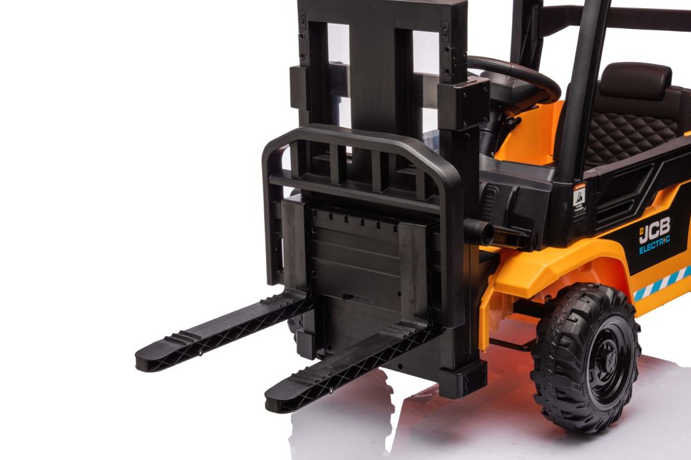 Kinder Elektro Auto Gabelstapler JCB Forklift 2x 30W 12V 7Ah