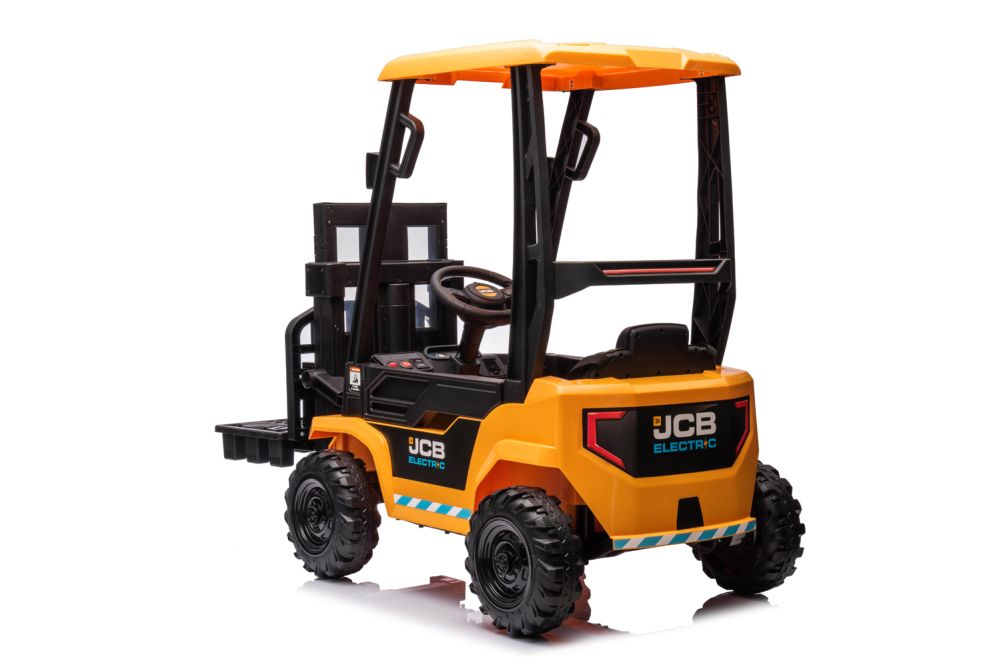 Kinder Elektro Auto Gabelstapler JCB Forklift 2x 30W 12V 7Ah