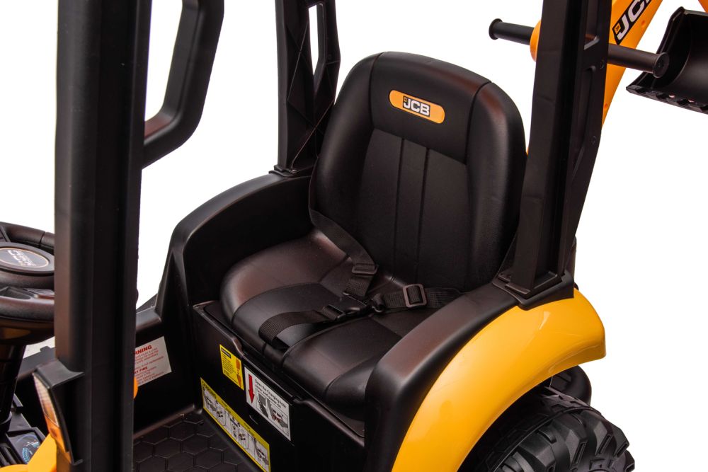 Elektro Kinder Traktor JCB 4 in 1 Bagger und Bulldozer 2x30W 12V/7Ah