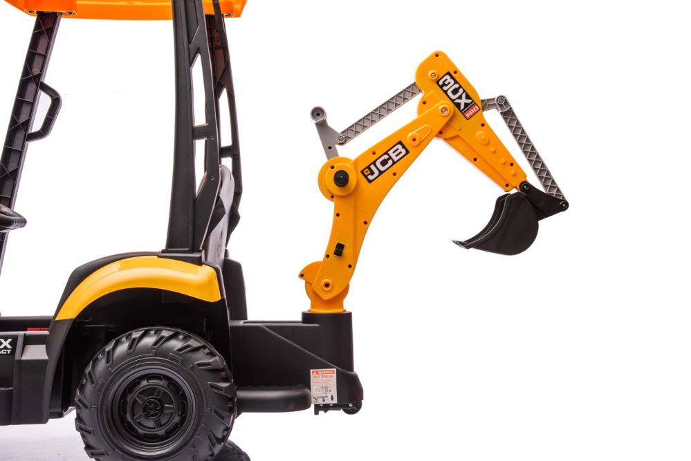Elektro Kinder Traktor JCB 4 in 1 Bagger und Bulldozer 2x30W 12V/7Ah