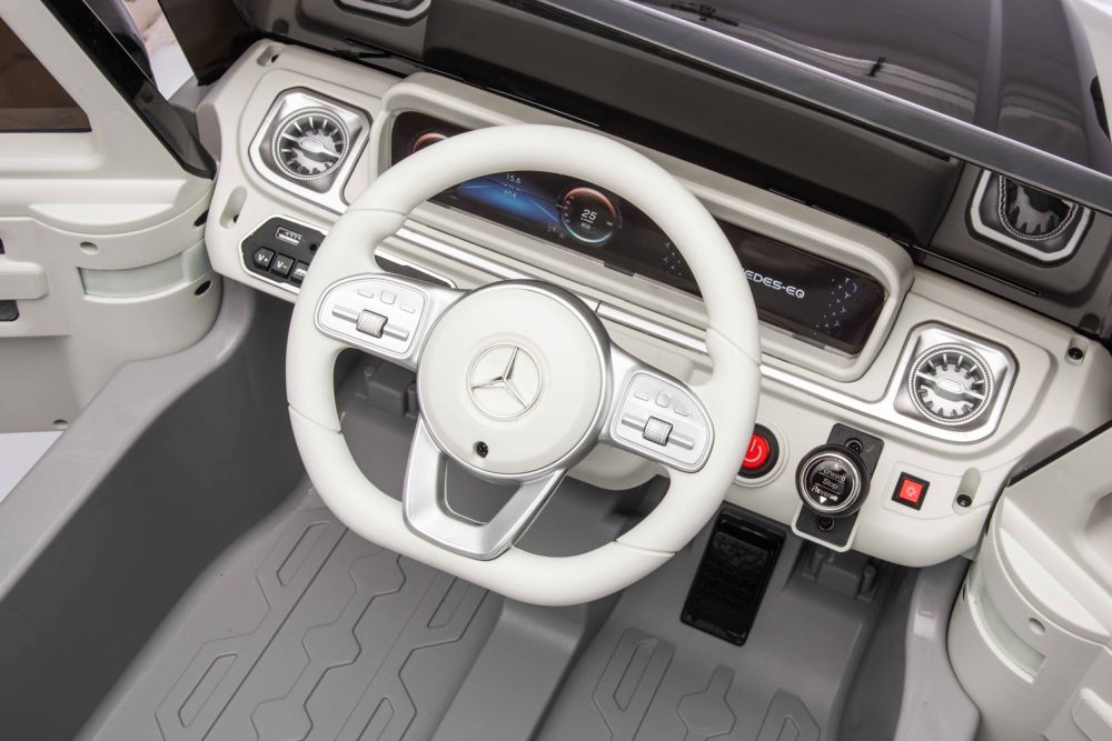 Elektro Kinderauto Mercedes EQG lackiert mit Lizenz 2x35W 12V/9Ah