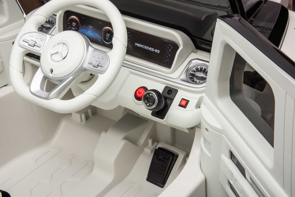 Elektro Kinderauto Mercedes EQG lackiert mit Lizenz 2x35W 12V/9Ah