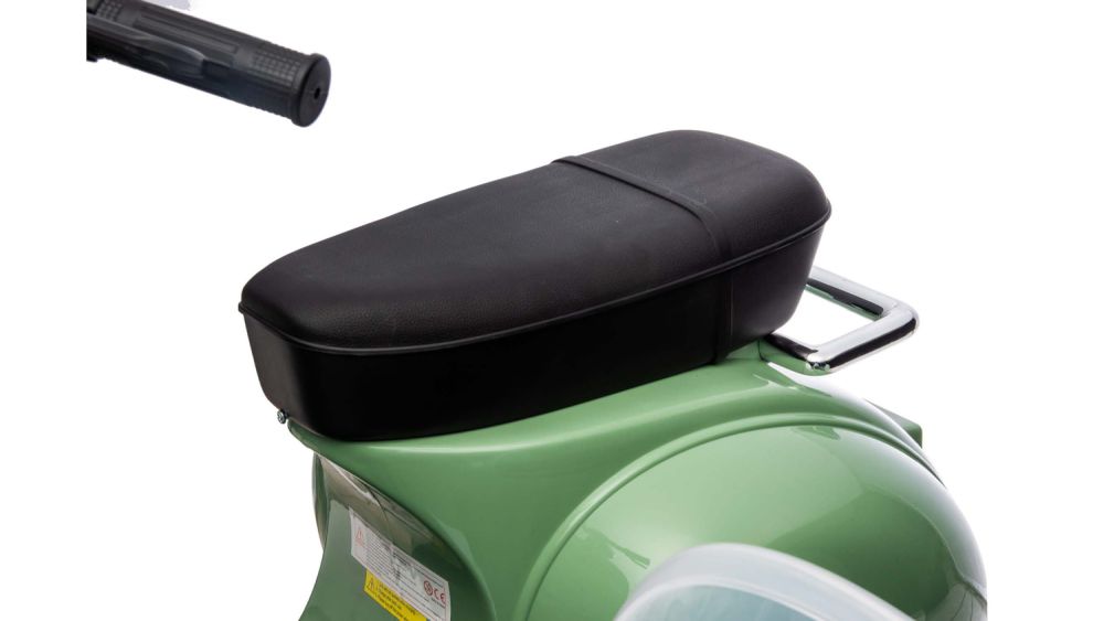 Elektro Kinder Motorrad Vespa 150 VL1T mit Beiwagen 2x35W 12V 7A