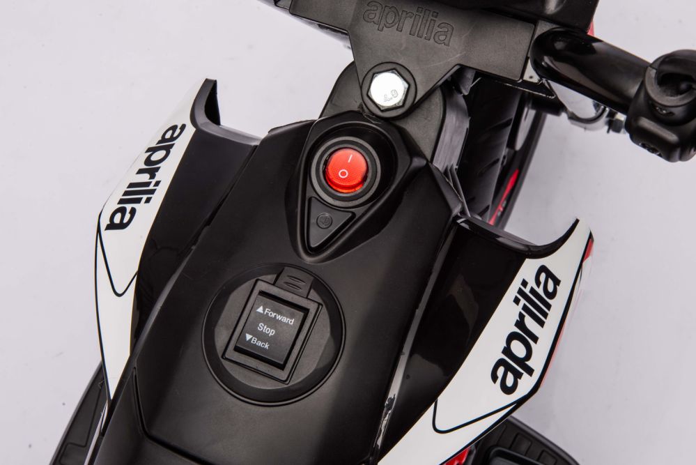 Elektro Kinder Motorrad Aprilia Dosodura Mini mit Lizenz 1x 18W 6V/4Ah