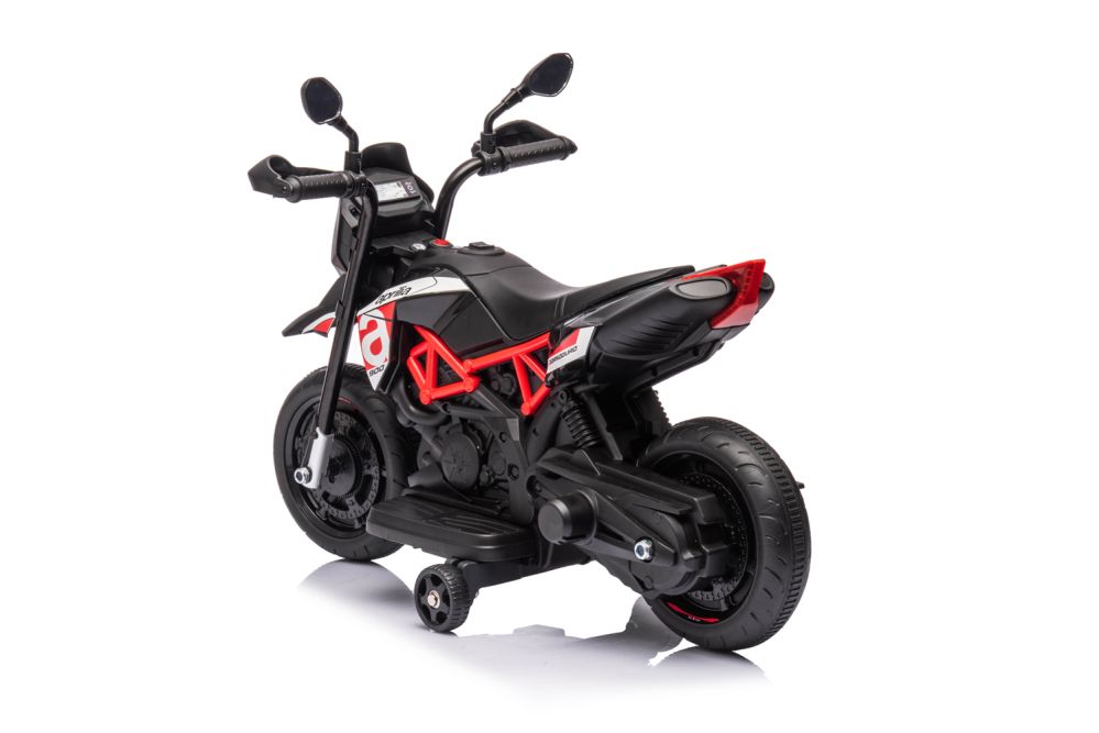 Elektro Kinder Motorrad Aprilia Dosodura Mini mit Lizenz 1x 18W 6V/4Ah