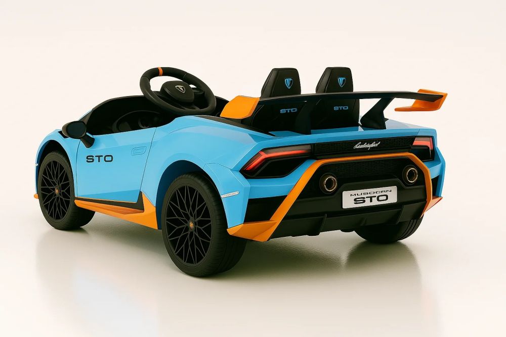 Elektro Kinderauto Lamborghini Huracan STO mit Lizenz 2x65W 12V/9Ah