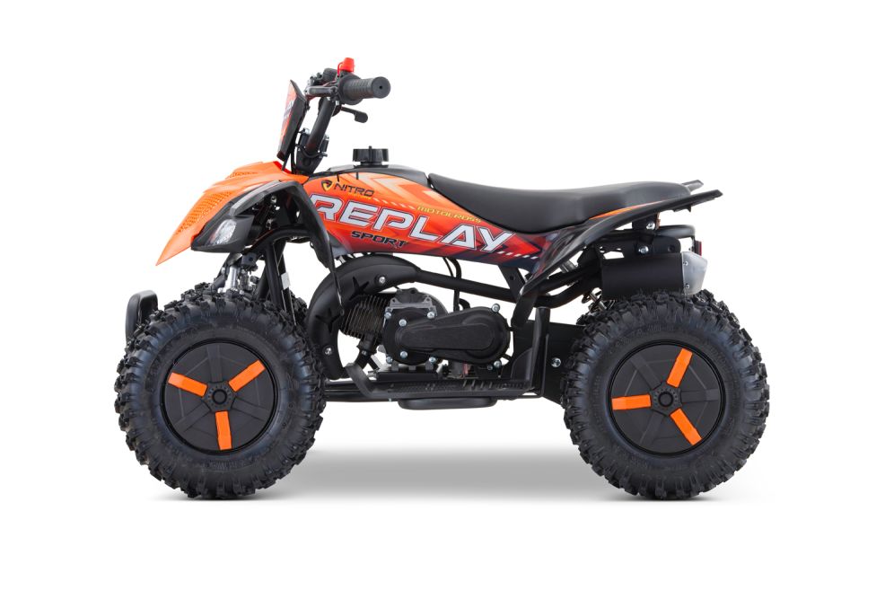NITRO MOTORS 49cc mini Kinder Quad Replay Snowy-Profile L Sport 6"