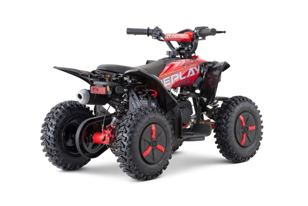 NITRO MOTORS 49cc mini Kinder Quad Replay E-Start Snowy-Profile L Sport 6"