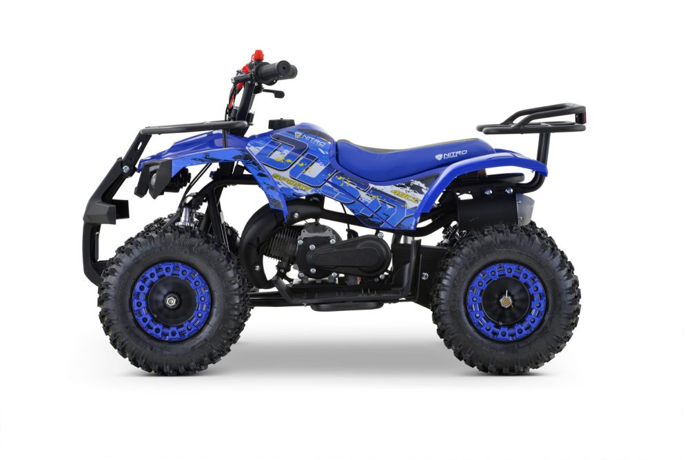 NITRO MOTORS 49cc mini Kinder Quad Dusty Snowy-Profile L Sport 6"