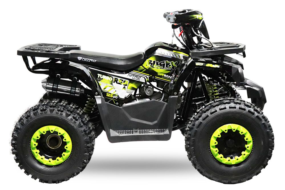 NITRO MOTORS 125cc midi Kinder Quad Rugby RS8-A Platin