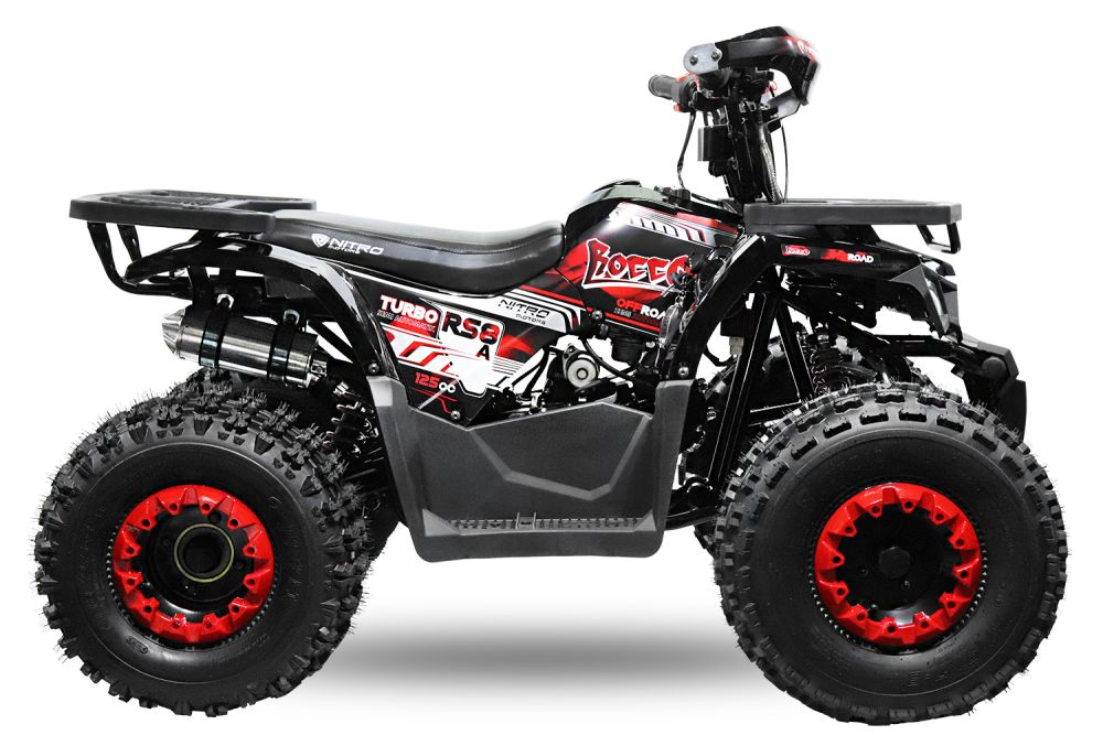 Rocco RS8-A midi Quad 125cc 8 Zoll Automatik + RG Kinderquad Atv Platin Line