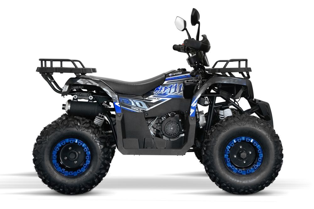 NITRO MOTORS 200cc maxi Kinder Quad Reptile RS10-CVT Platin