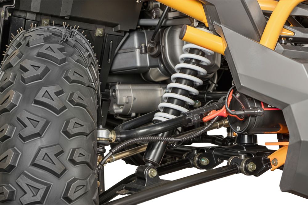 NITRO MOTORS 230cc maxi Quad Tricia CVT RS10 Platin inkl. Seilwinde