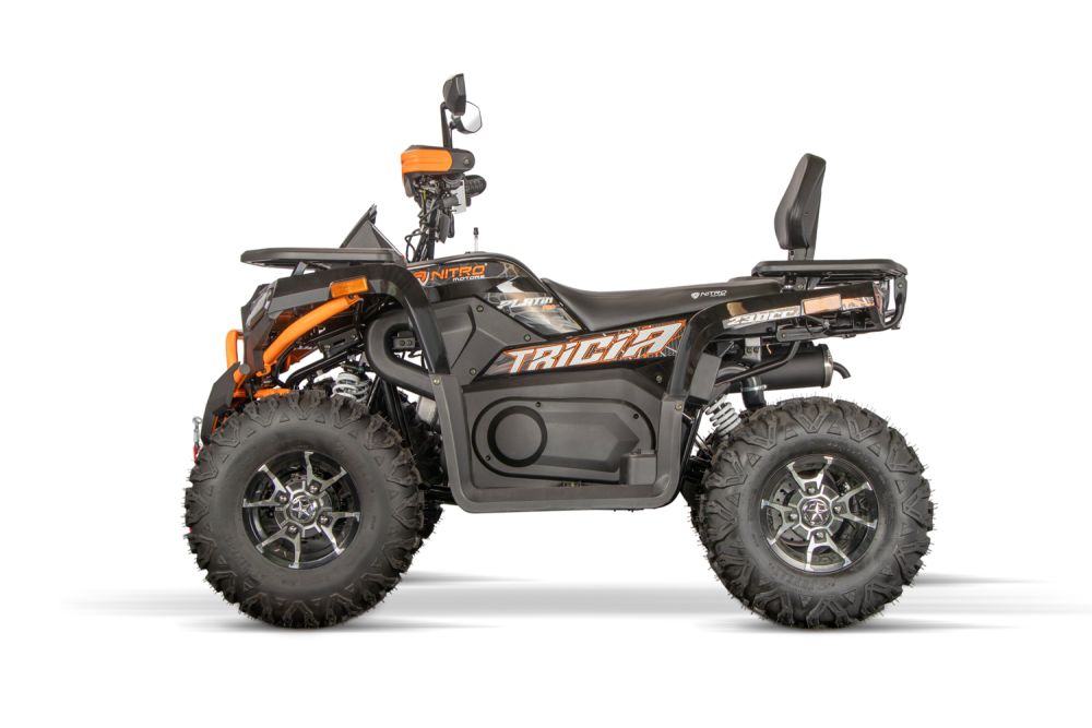NITRO MOTORS 230cc maxi Quad Tricia CVT RS10 Platin inkl. Seilwinde