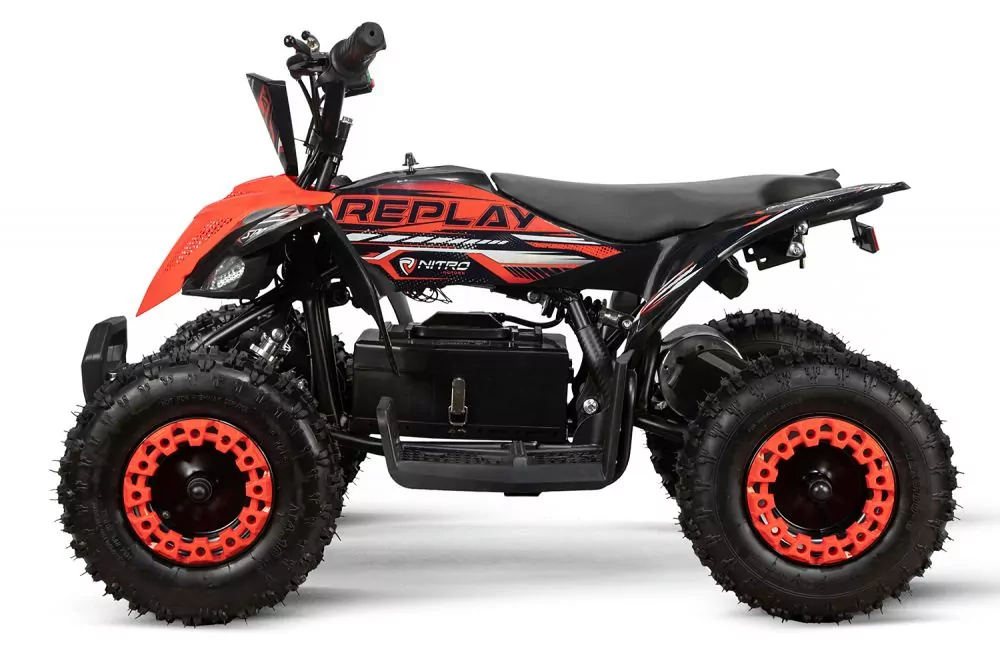 Replay Deluxe Eco mini Quad 1000W 36V 6 Zoll Quick Change Akkupack Replay Deluxe Eco mini Quad 1000W 36V 6 Zoll Quick Change Akkupack