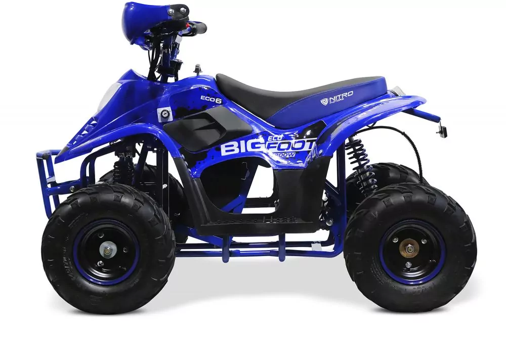 800W Eco Bigfoot 6" | 36V | 12A | 6” | 3-Speed regulator Quad ATV mit schlüssel