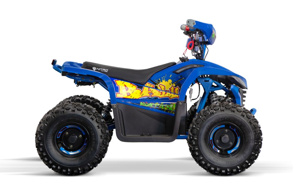 NITRO MOTORS 750W/1600Wp 48V Eco midi Kinder Quad Balu Platin 7"