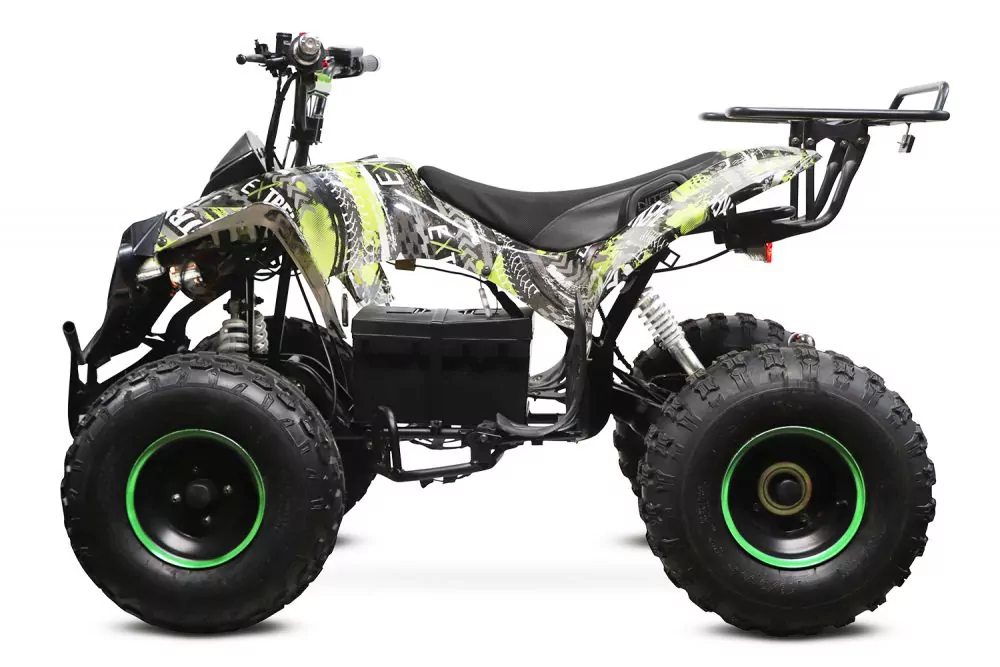Warrior Eco Graffiti Version midi Quad 1000W S8 48V 8 Zoll Wellenantrieb mit Differential Atv Kinderquad Warrior Eco Graffiti Version midi Quad 1000W S8 48V 8 Zoll Wellenantrieb mit Differential Atv Kinderquad