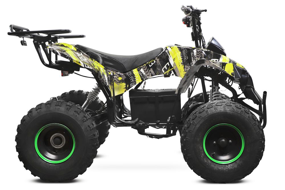 Warrior Eco Graffiti Version midi Quad 1000W S8 48V 8 Zoll Wellenantrieb mit Differential Atv Kinderquad